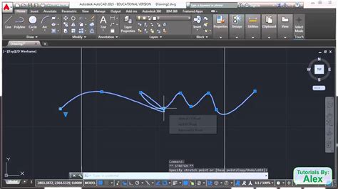 autocad spline